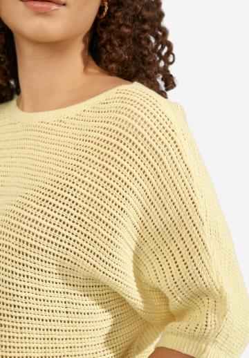 Пуловер с рукавом три четверти