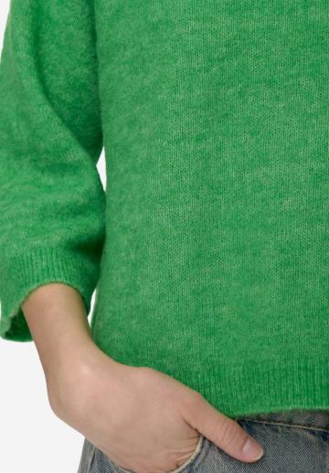 Пуловер с рукавом три четверти