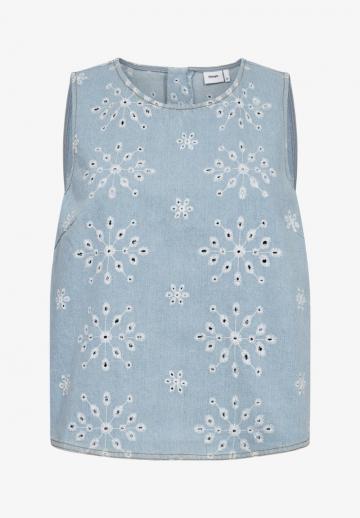 Блузка без рукавов