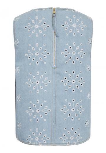 Блузка без рукавов