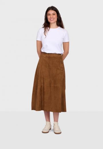 Кожаная юбка