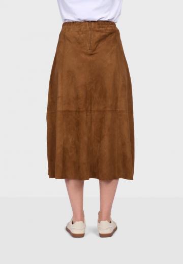 Кожаная юбка