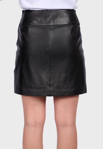 Кожаная юбка