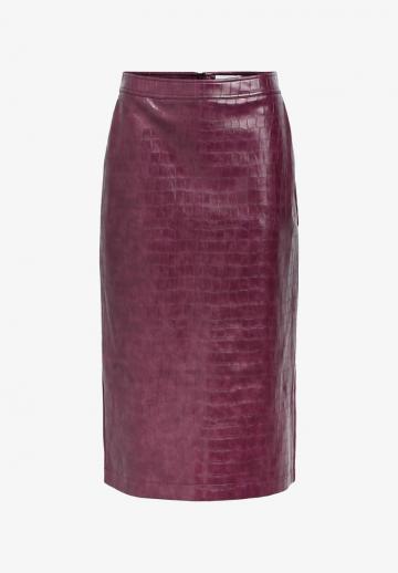 Кожаная юбка