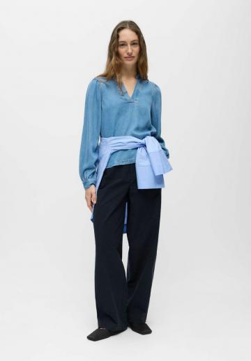 Джинсовая блузка