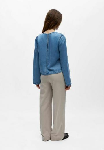 Джинсовая блузка