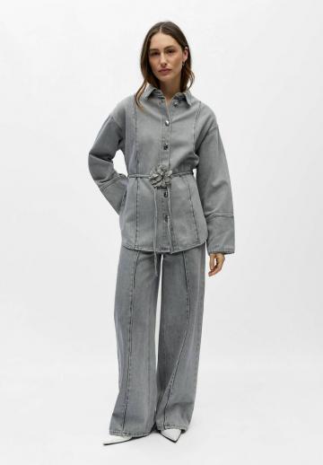 Джинсовая блузка