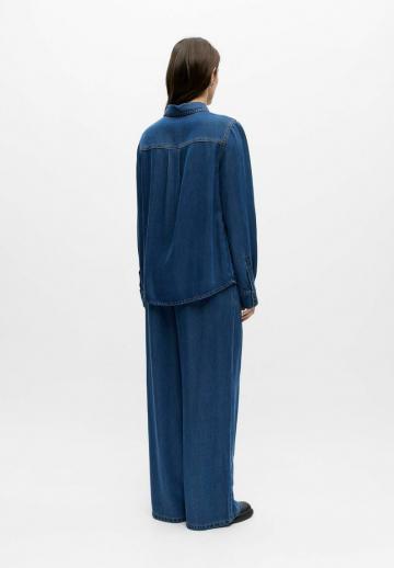 Джинсовая блузка