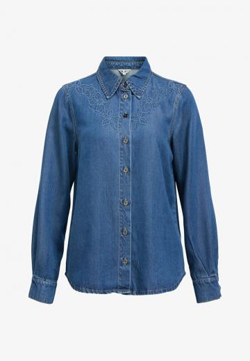 Джинсовая блузка