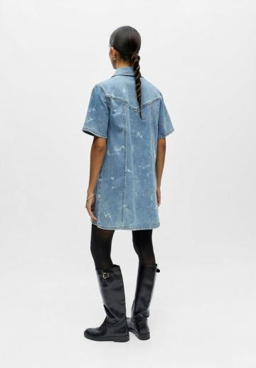 Джинсовое платье