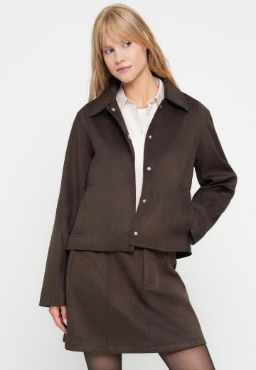 Кожаная юбка