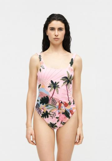 Слитный купальник