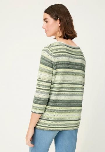 Пуловер с рукавом три четверти