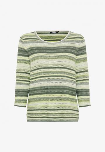 Пуловер с рукавом три четверти