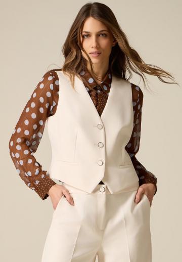 Джинсовая жилетка