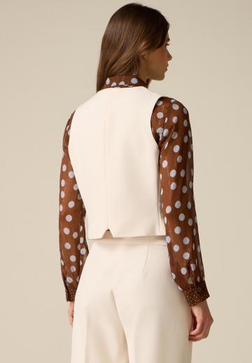 Джинсовая жилетка