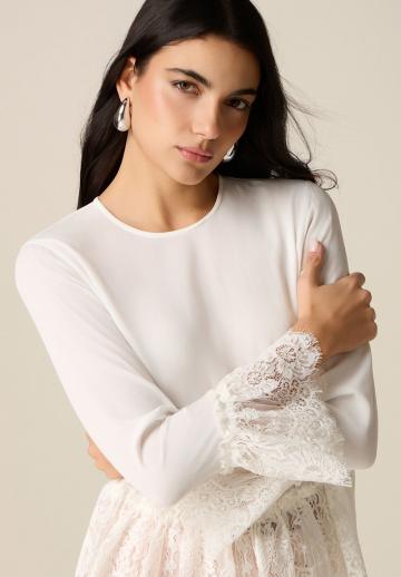 Кружевная блузка