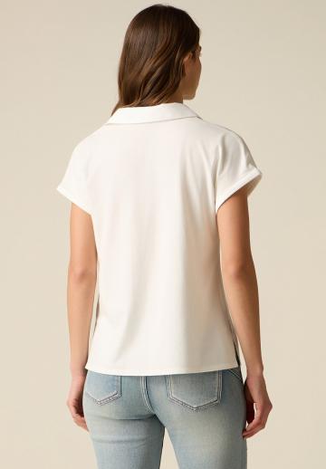 Атласная блузка