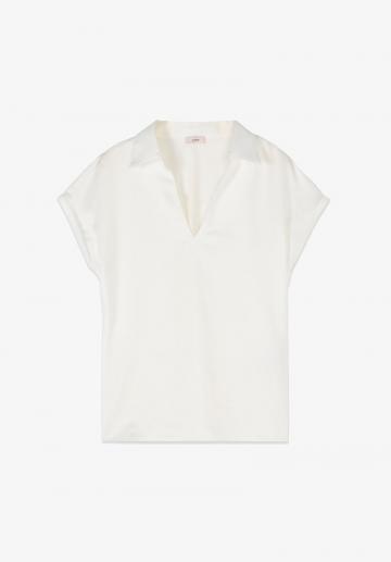 Атласная блузка