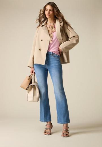 Клешеные джинсы