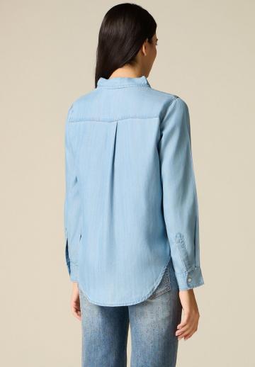 Джинсовая блузка
