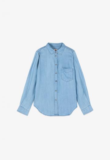 Джинсовая блузка