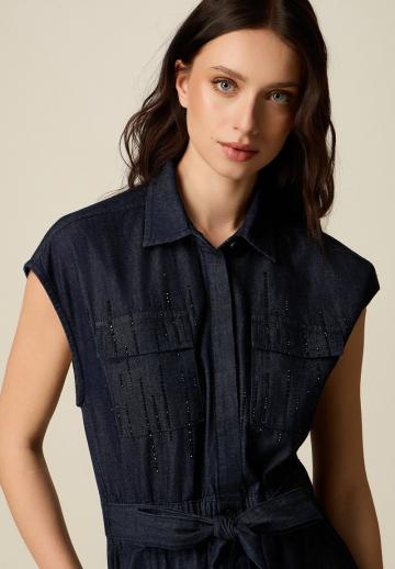 Джинсовое платье