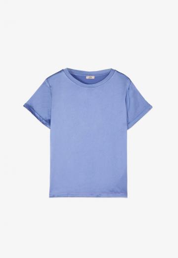 Атласная блузка