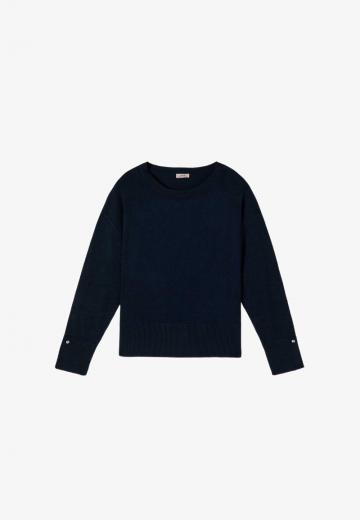 Пуловер с рукавом три четверти