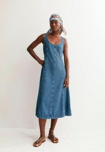 Джинсовое платье