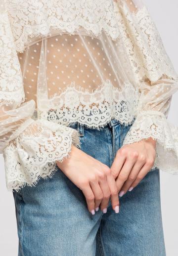 Кружевная блузка