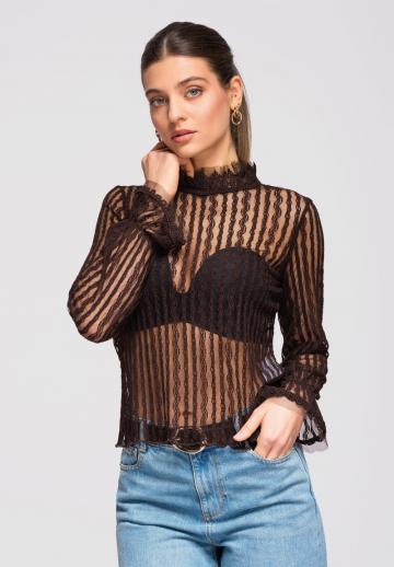 Кружевная блузка