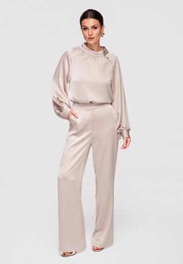 Атласная блузка