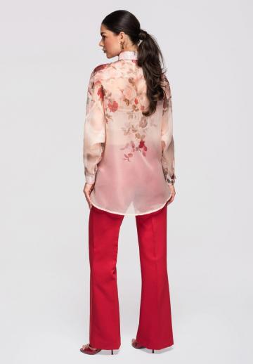 Длинная блузка