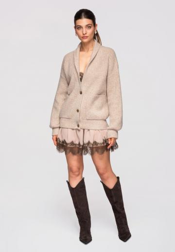 Длинный кардиган