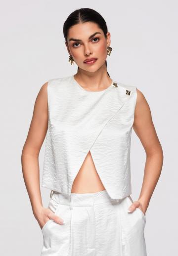 Блузка без рукавов