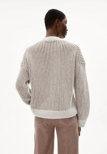 Пуловер в полоску