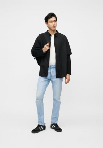 Прямые джинсы