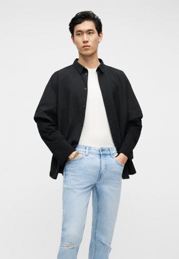 Прямые джинсы