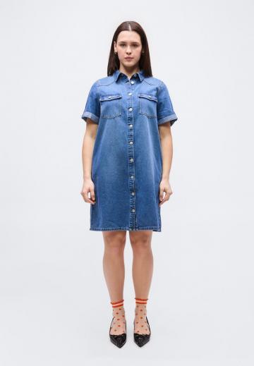 Джинсовое платье