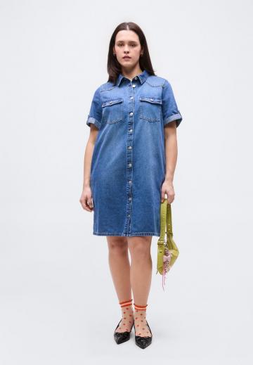 Джинсовое платье