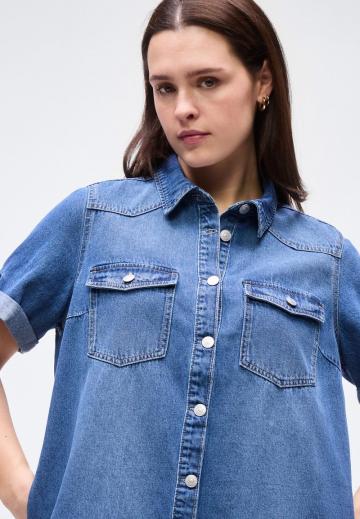 Джинсовое платье