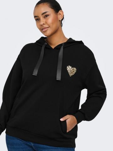 Пуловер с капюшоном