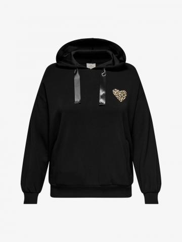 Пуловер с капюшоном