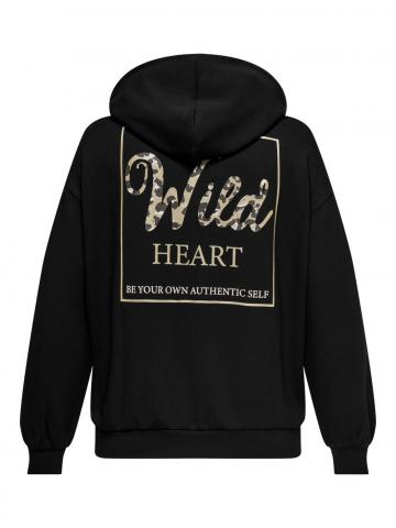 Пуловер с капюшоном