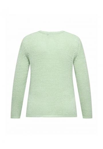 Пуловер с вырезом V