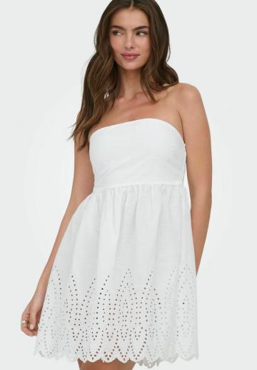 Платье без бретелек