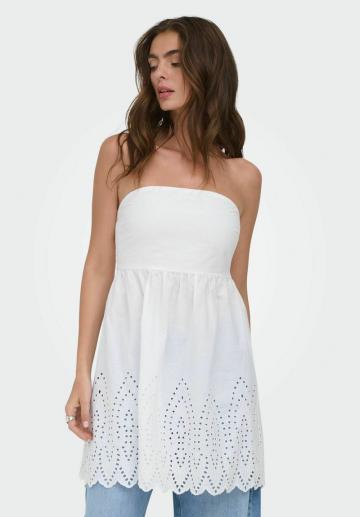 Платье без бретелек