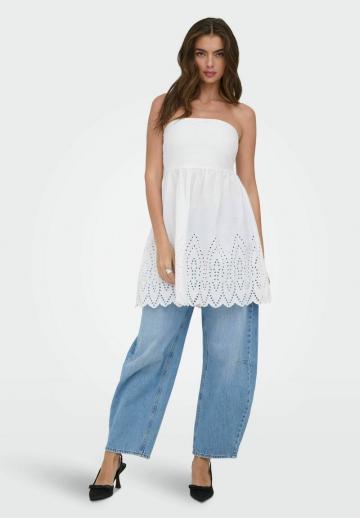 Платье без бретелек