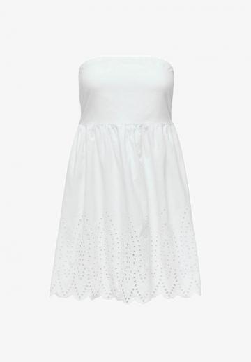 Платье без бретелек